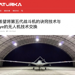 不愧是油管五常，土媒：中國想用5代機換無人機技術，土沒看上