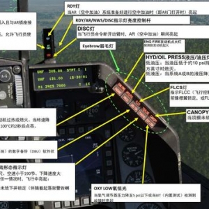 DCS F-16CM戰(zhàn)斗機(jī) VIPER毒蛇 中文指南 3.13指示燈