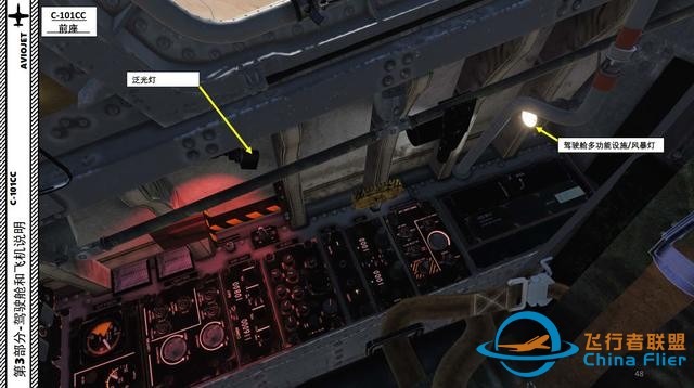 DCS C-101CC 教練機 中文指南 3.13頂篷手柄-3854