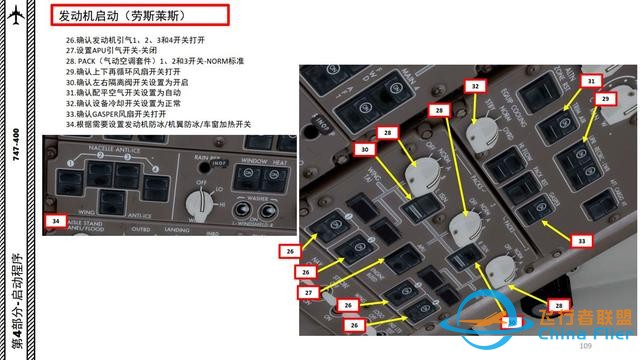 P3D PMDG 波音747客機 中文指南 4.2發動機啟動有耐心-2209